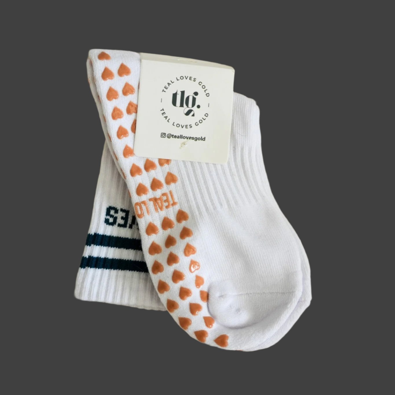 TLG - White/Gold Sock